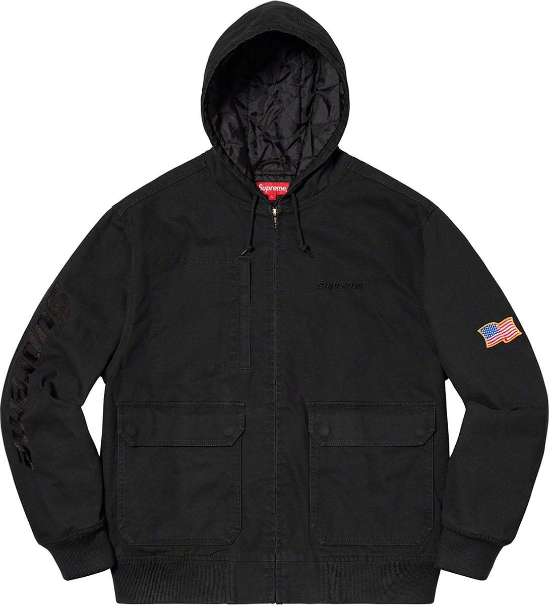 Canvas Hooded Work Jacket view 15